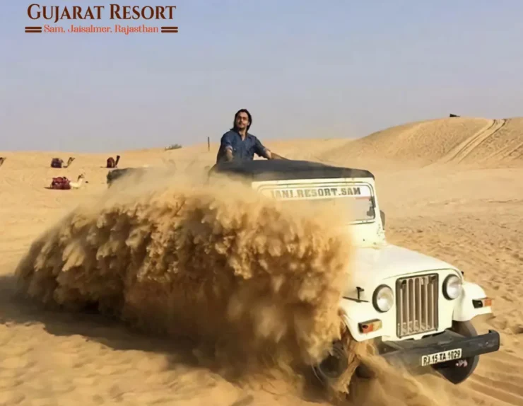 jeep safari at gujarat resort